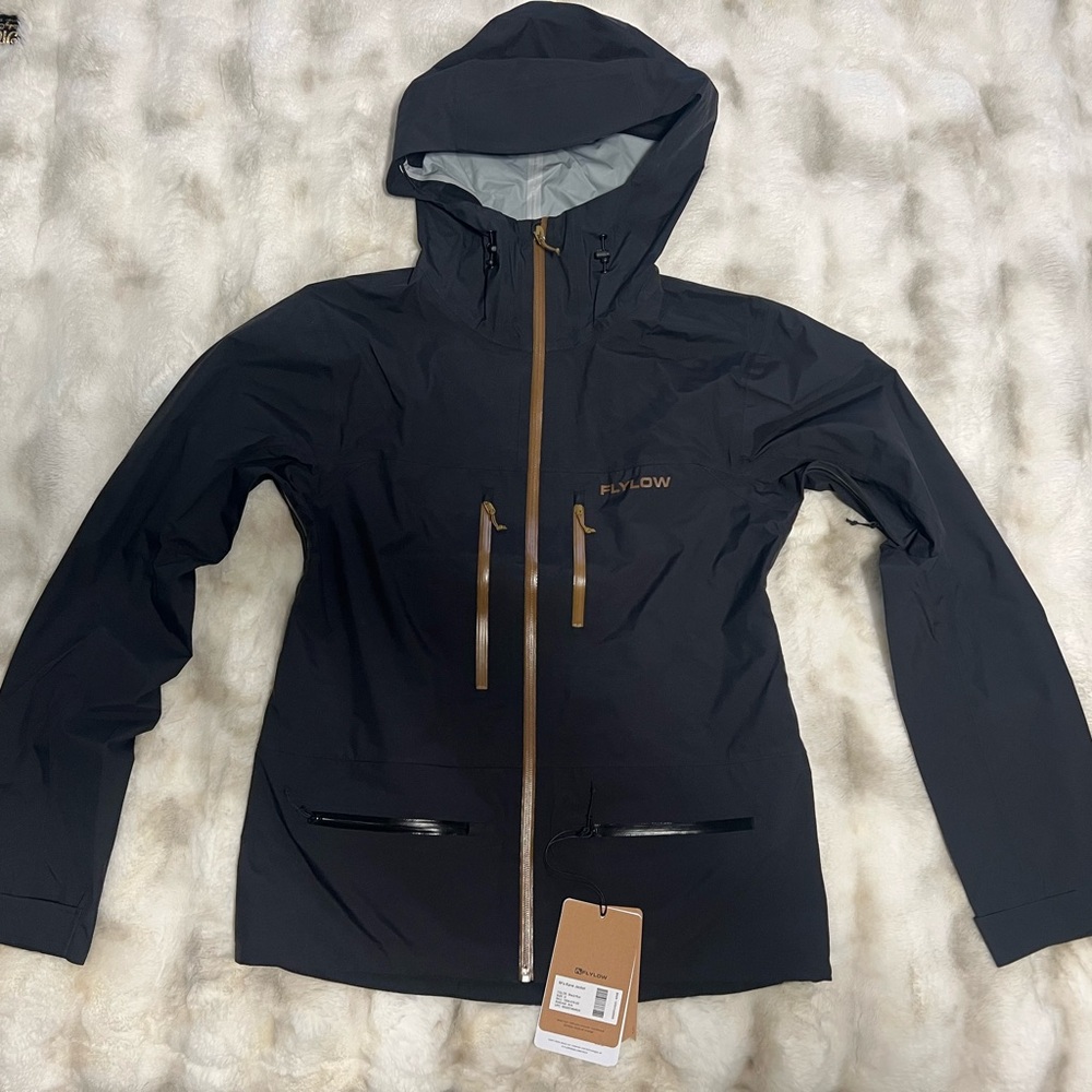 Flylow Men's Black Ski Jacket- Small